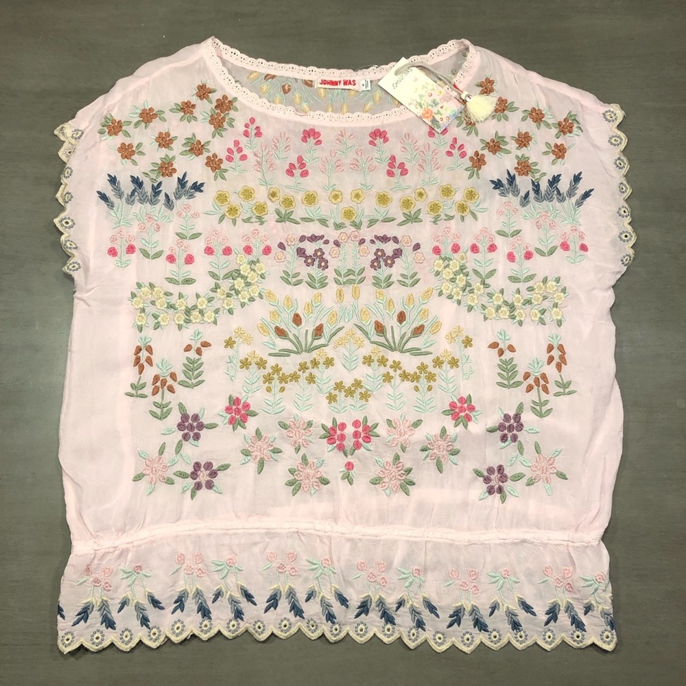 Johnny Was Anemone Blouse - M - New with tags, retail $260